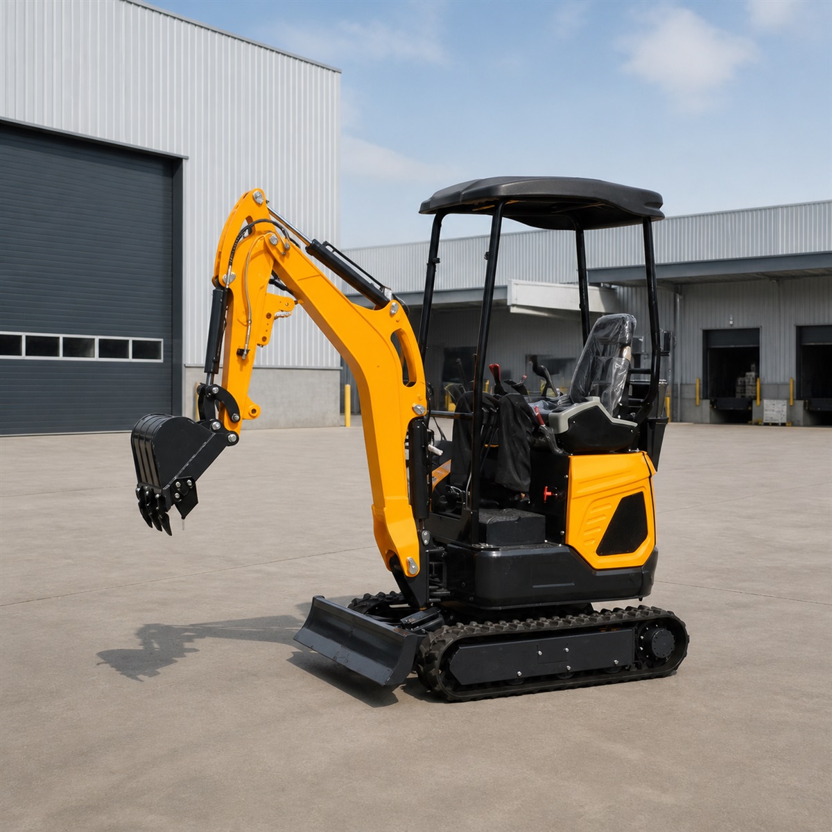 Miniexcavadora 1.8T, almacén e - Farming Jobs reseña y precio