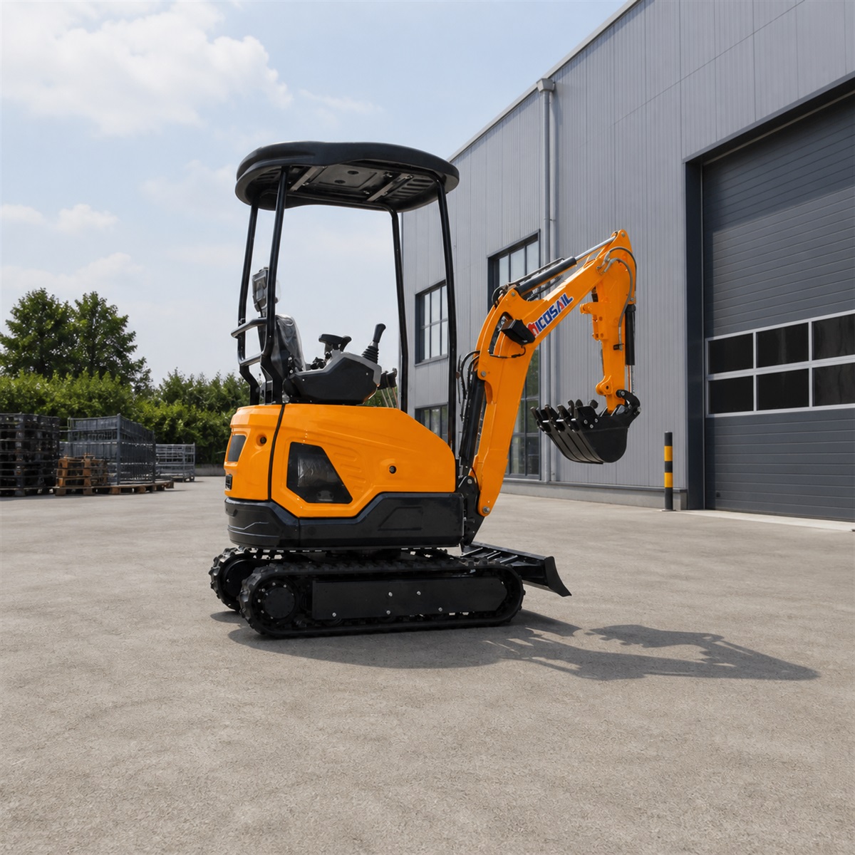 Miniexcavadora 1.8T, almacén e - Farming Jobs reseña y precio