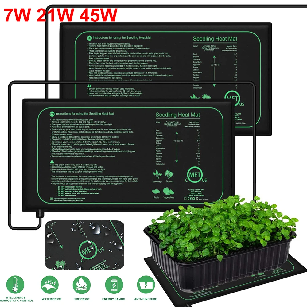 Estera térmica para plántulas  - Seedling Heat Mat reseña y precio
